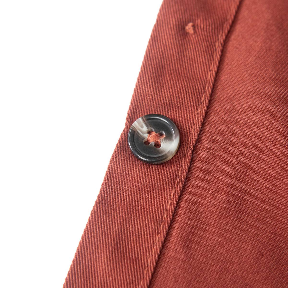 Men's "Rustline" Orange Sleeveless Flannel Shirt - Cut-Off Button Up Workwear - MMC16015