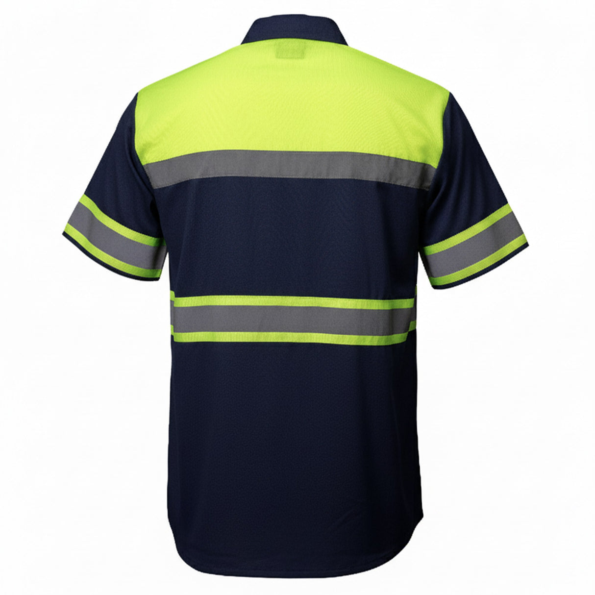Men’s Safeway Green/BlueMechanic Rider Ready Shirt w/ Reflective Strip - MDM11614