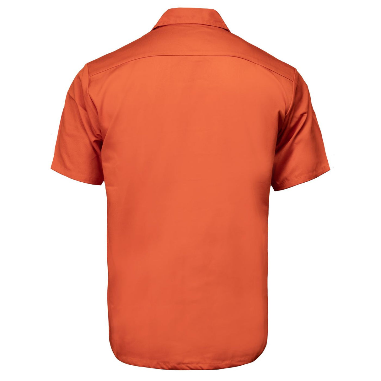 Milwaukee Leather Men’s Orange Classic Mechanic Work Shirt, MDM11686