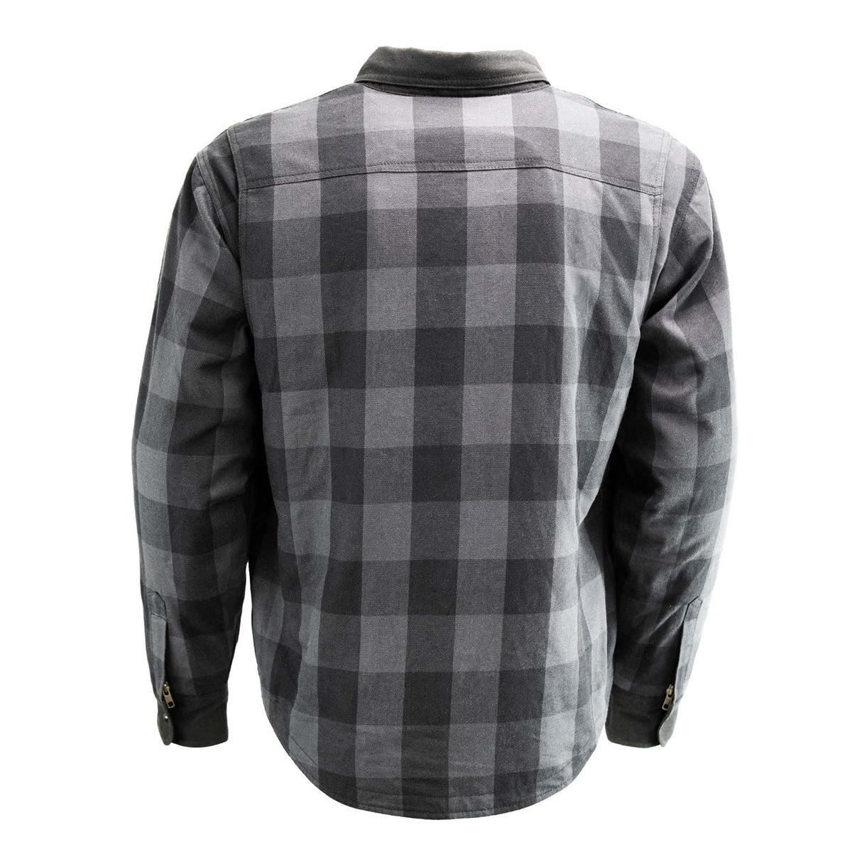 Men's "Splitline - Phantom" Black/Gray Armored Flannel Shirt - MPM1670