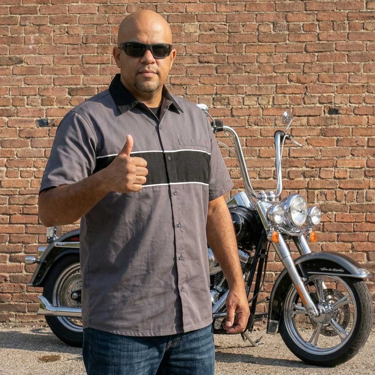 Milwaukee Motorcycle Clothing Co. Men's Mechanic Shirt, MDM11619