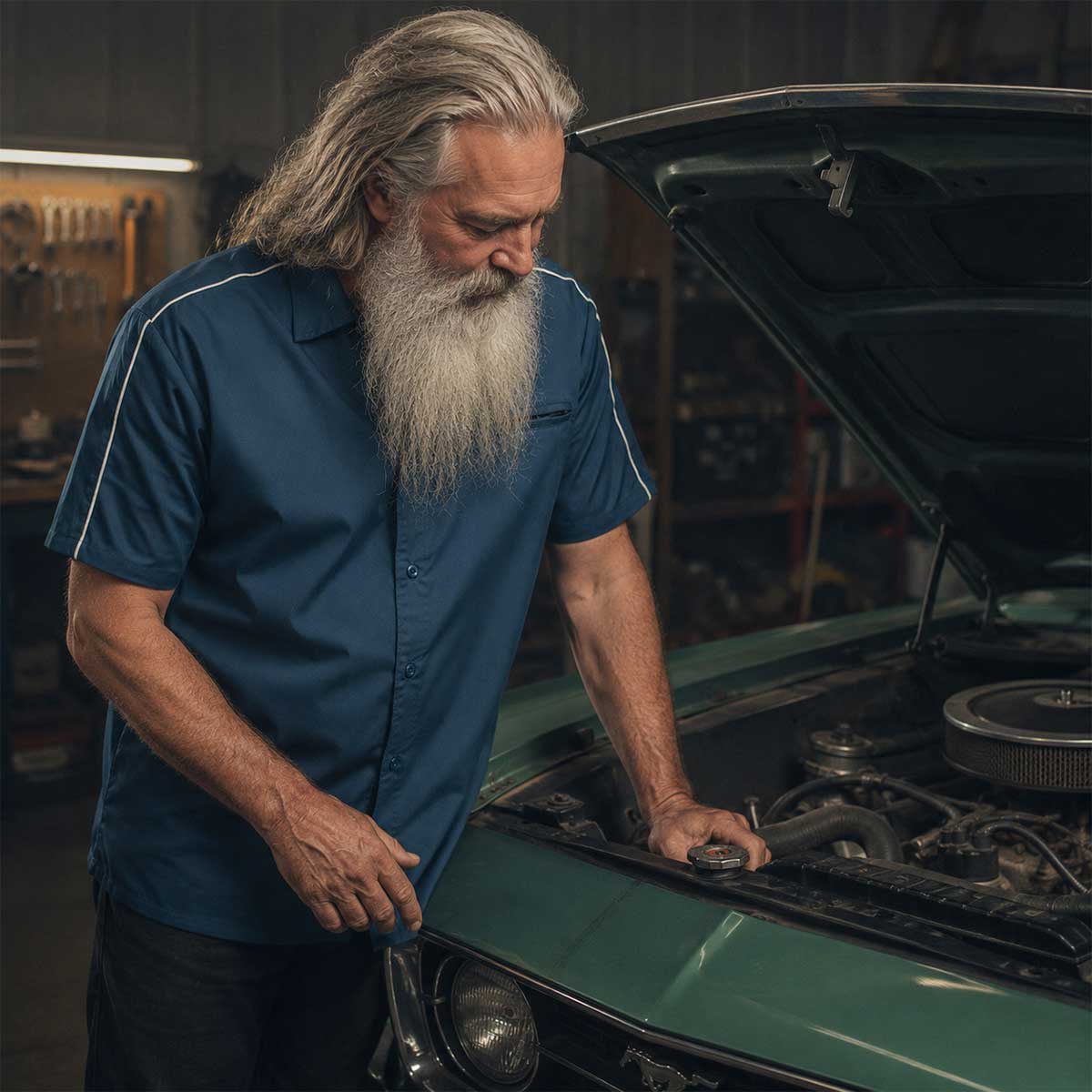 Milwaukee Motorcycle Clothing Co. Men's Mechanic Shirt, MDM11620