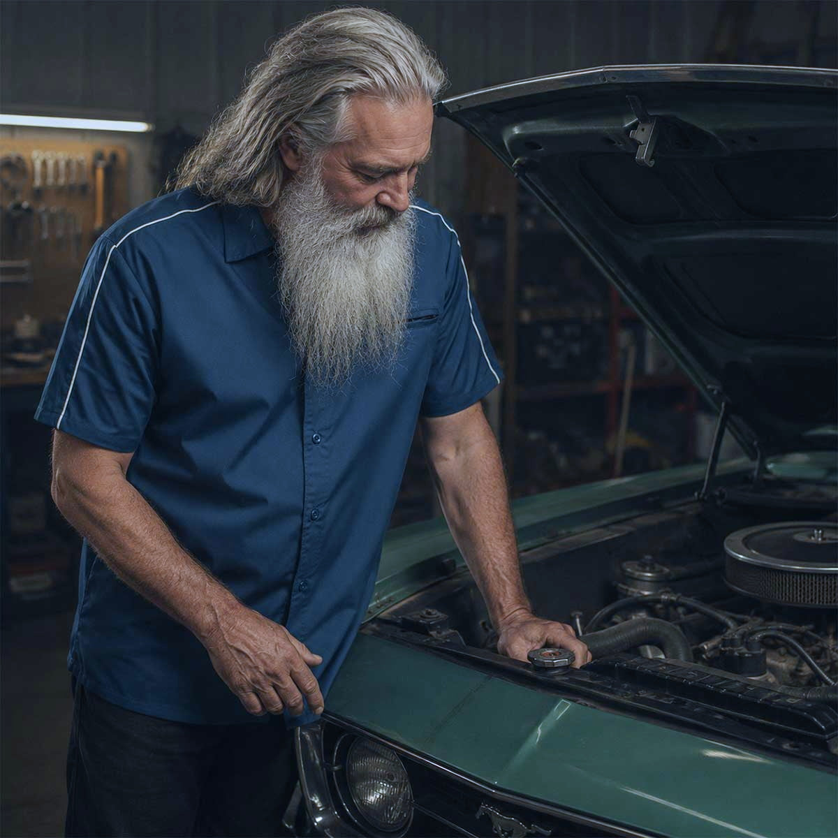 Milwaukee Motorcycle Clothing Co. Men's Mechanic Shirt, MDM11620