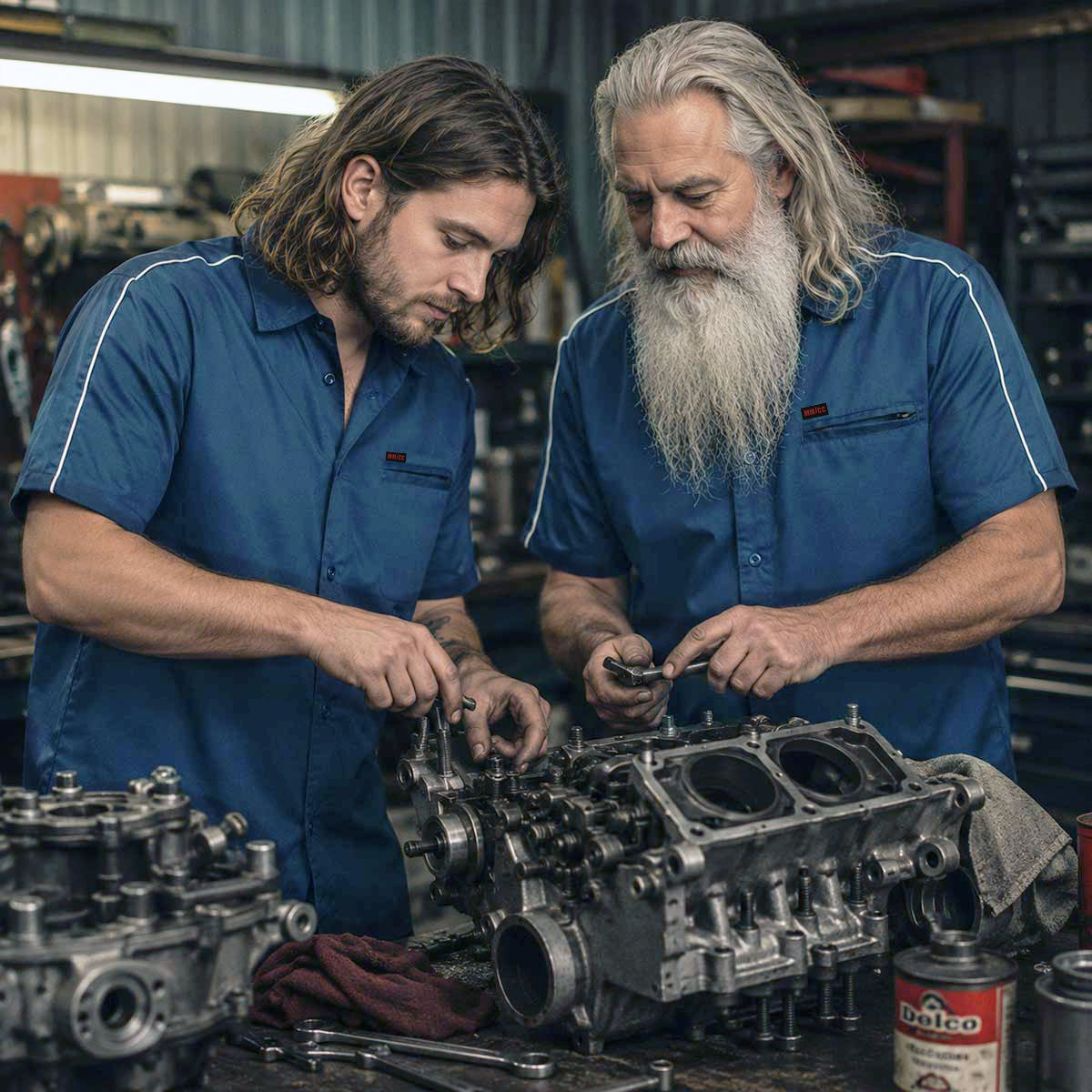 Milwaukee Motorcycle Clothing Co. Men's Mechanic Shirt, MDM11620