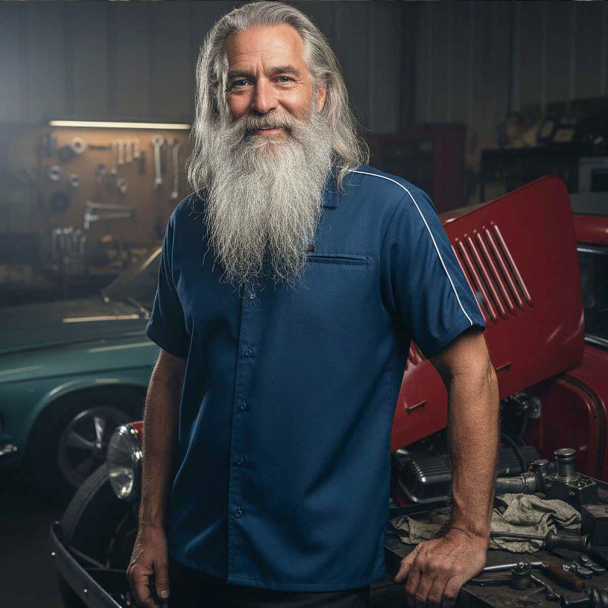 Milwaukee Motorcycle Clothing Co. Men's Mechanic Shirt, MDM11620