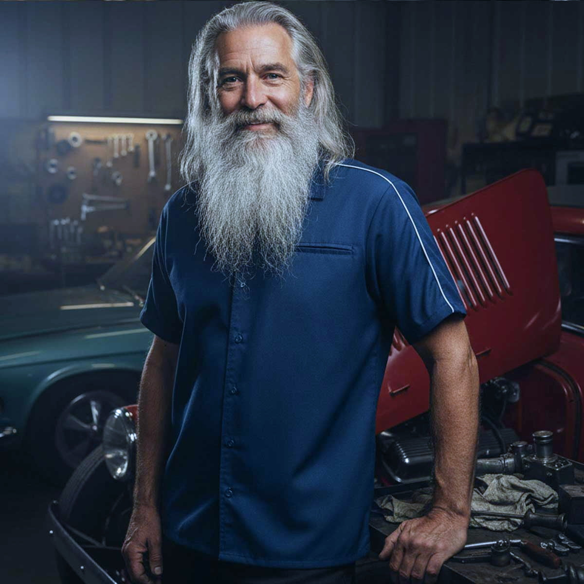 Milwaukee Motorcycle Clothing Co. Men's Mechanic Shirt, MDM11620