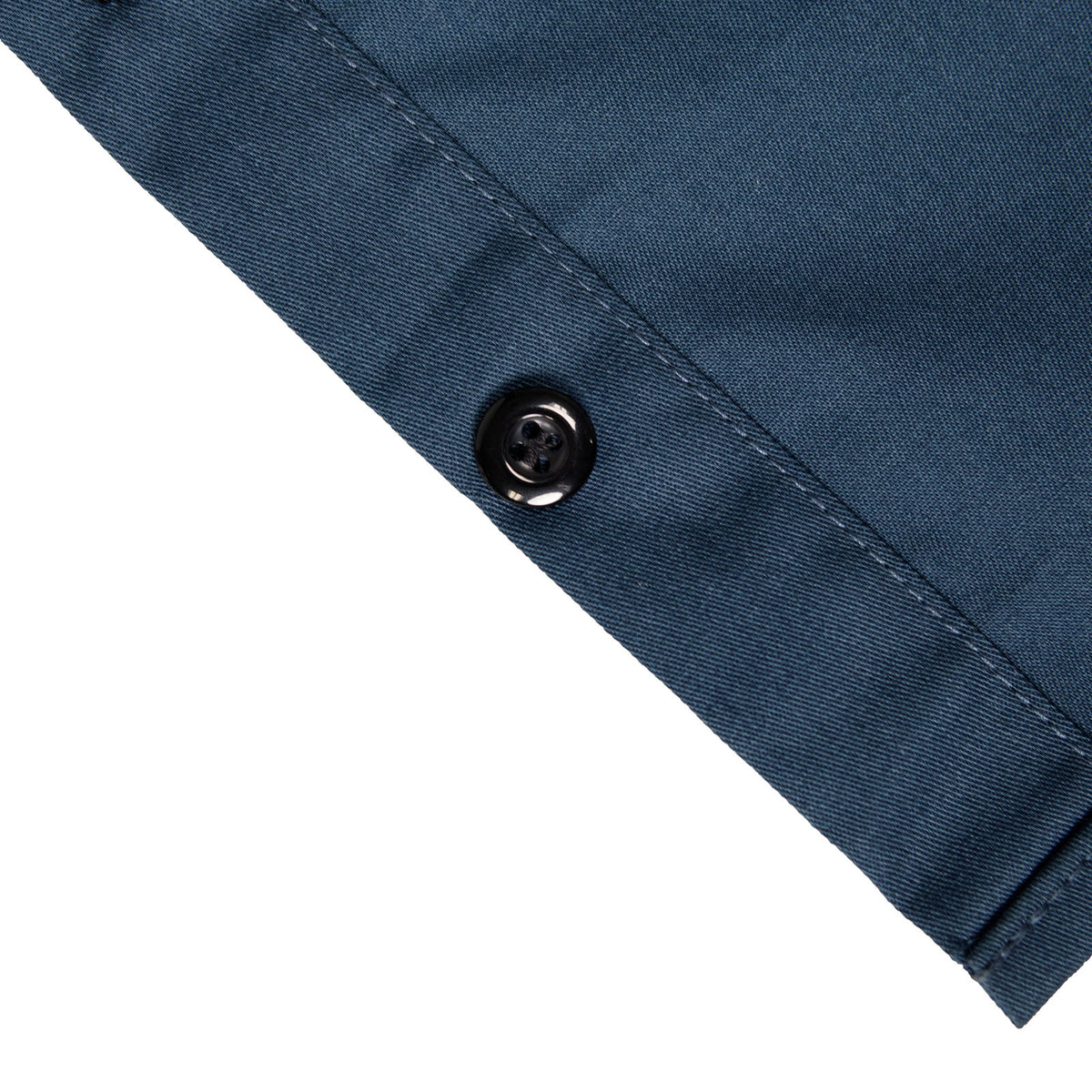 Men’s 'Double Down' Blue and Black Short Sleeve Mechanic Work Shirt - MDM11625