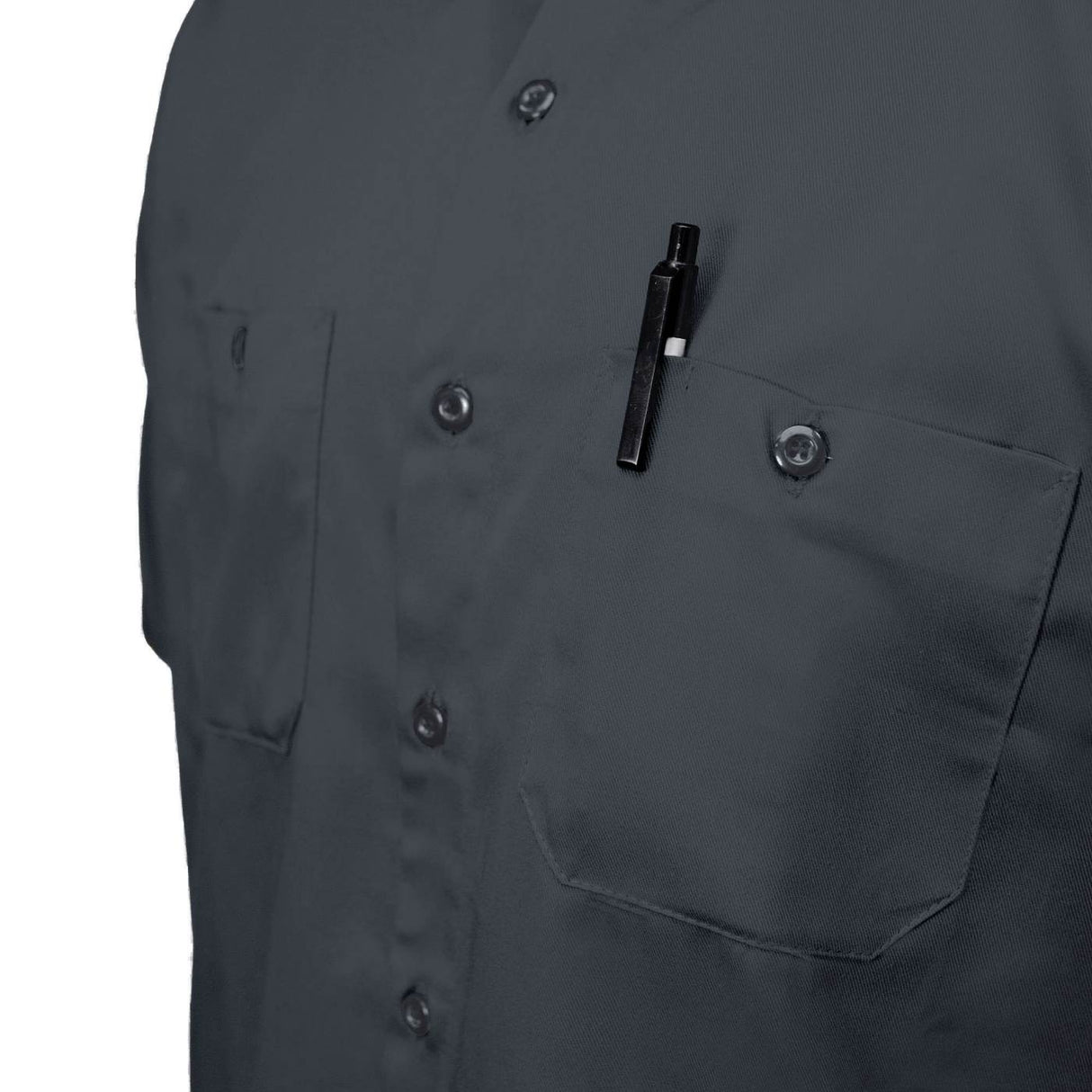 Milwaukee Motorcycle Clothing Co. Men's Charcoal Mechanic Shirt, MDM11687