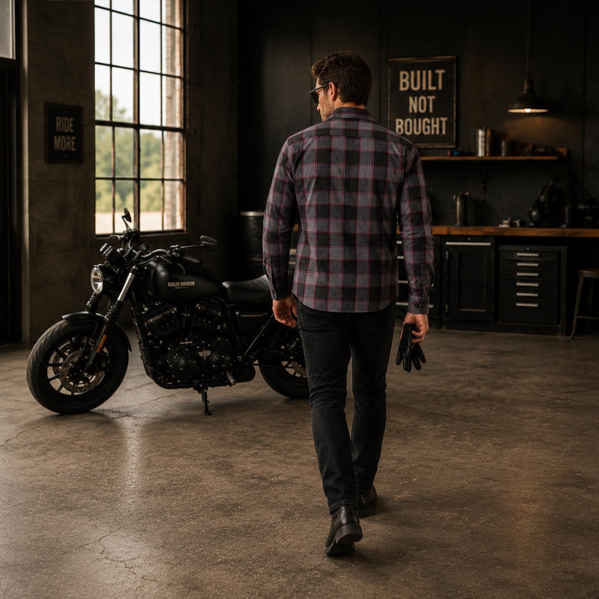 Milwaukee Motorcycle Clothing Co. Men's Motorcycle Shirt MMC11603