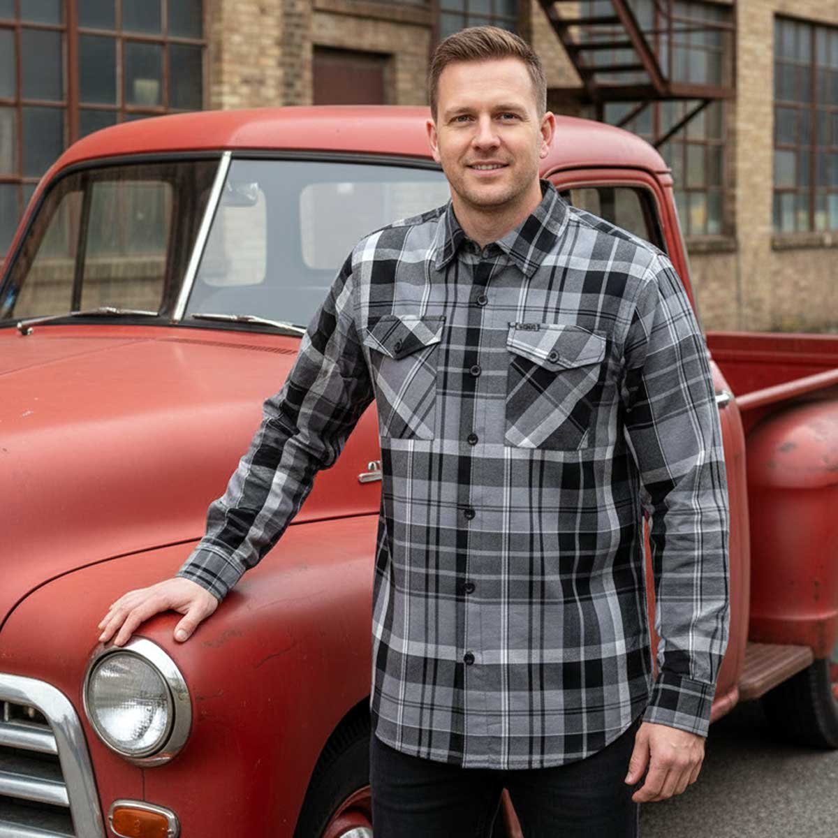 Milwaukee Motorcycle Clothing Co. Men's Motorcycle Shirt MMC11606