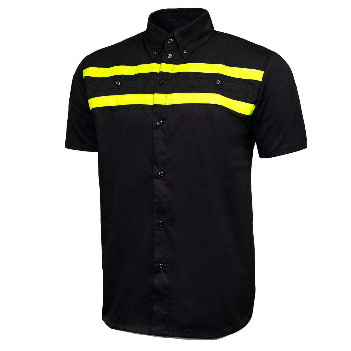 MMCC Men's Petrol Classic Mechanic Button Up Shirt - Dual Chest Pockets - Microfiber Panel - Rider Ready - MMC16005
