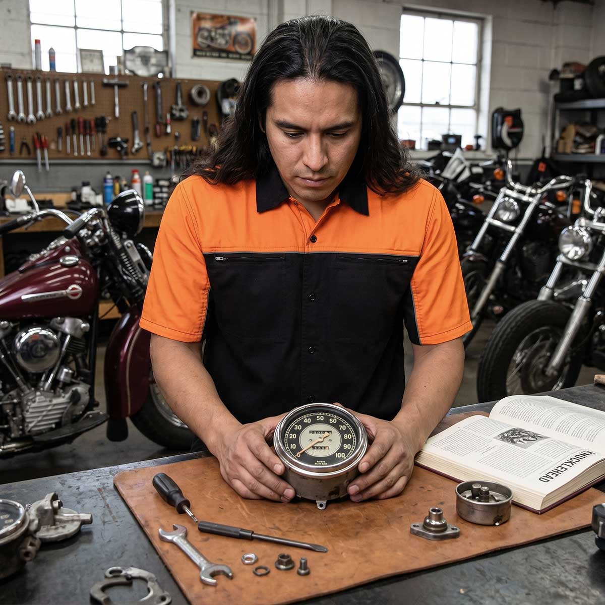 Milwaukee Motorcycle Clothing Co. Men's Mechanic Shirt, MMC16029