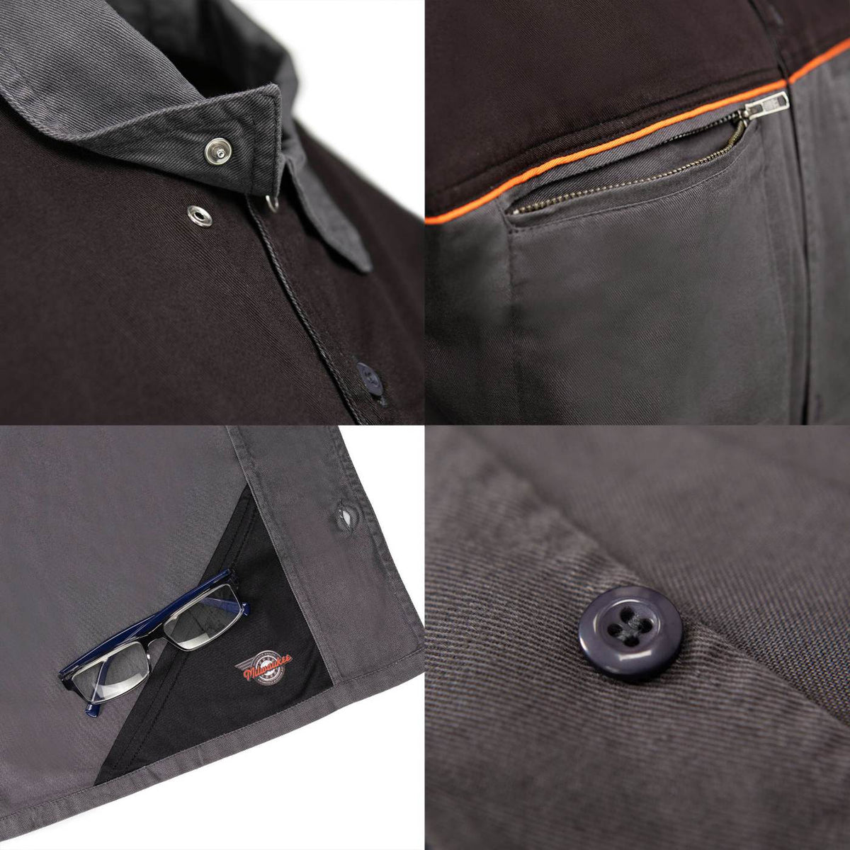 Milwaukee Motorcycle Clothing Co. Men's Mechanic Shirt, MMC16030