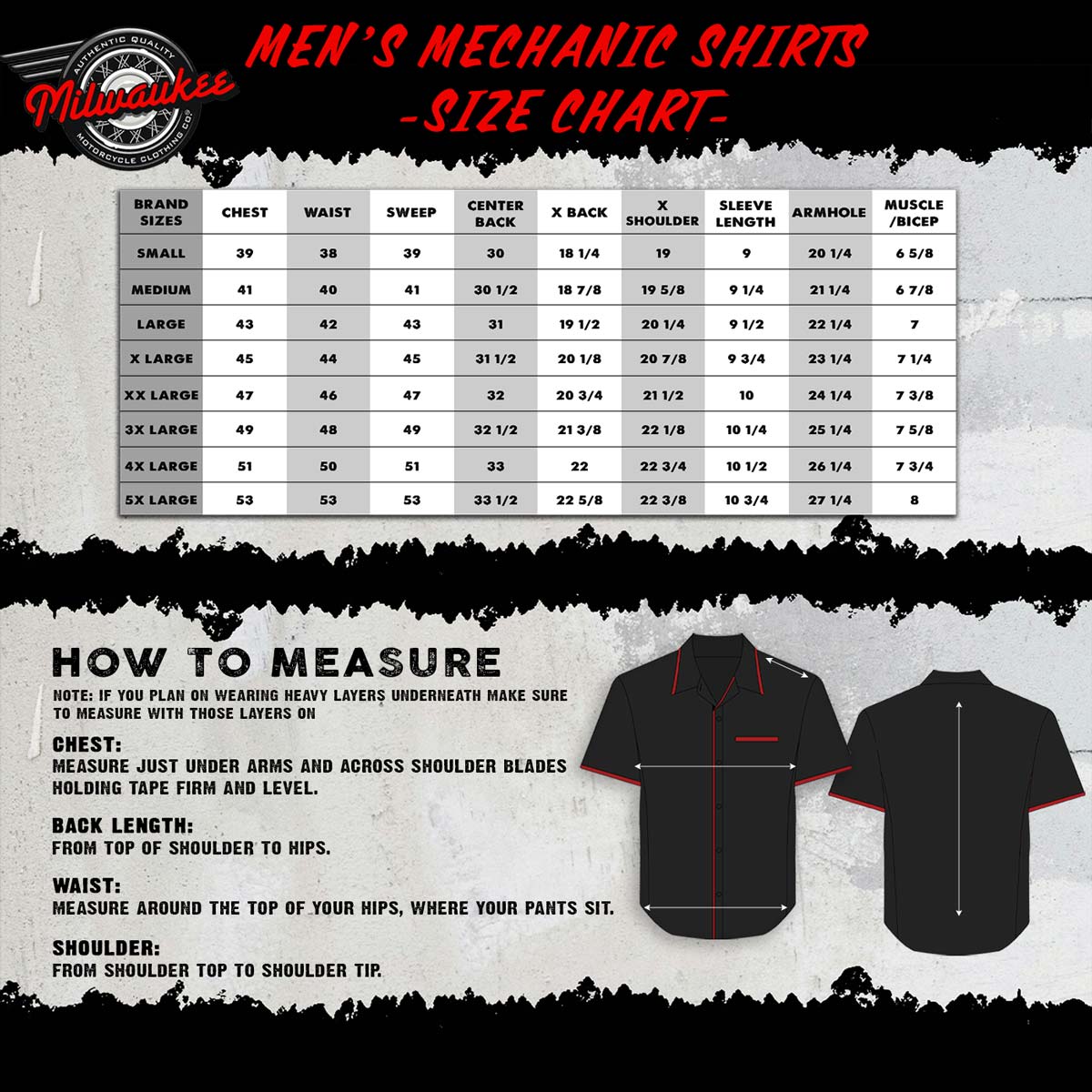 Milwaukee Motorcycle Clothing Co. Men's Mechanic Shirt, MDM11623