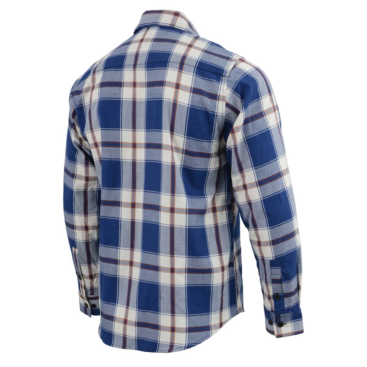 Milwaukee Leather Men’s Plaid Flannel Long Sleeve Shirt MNG11645