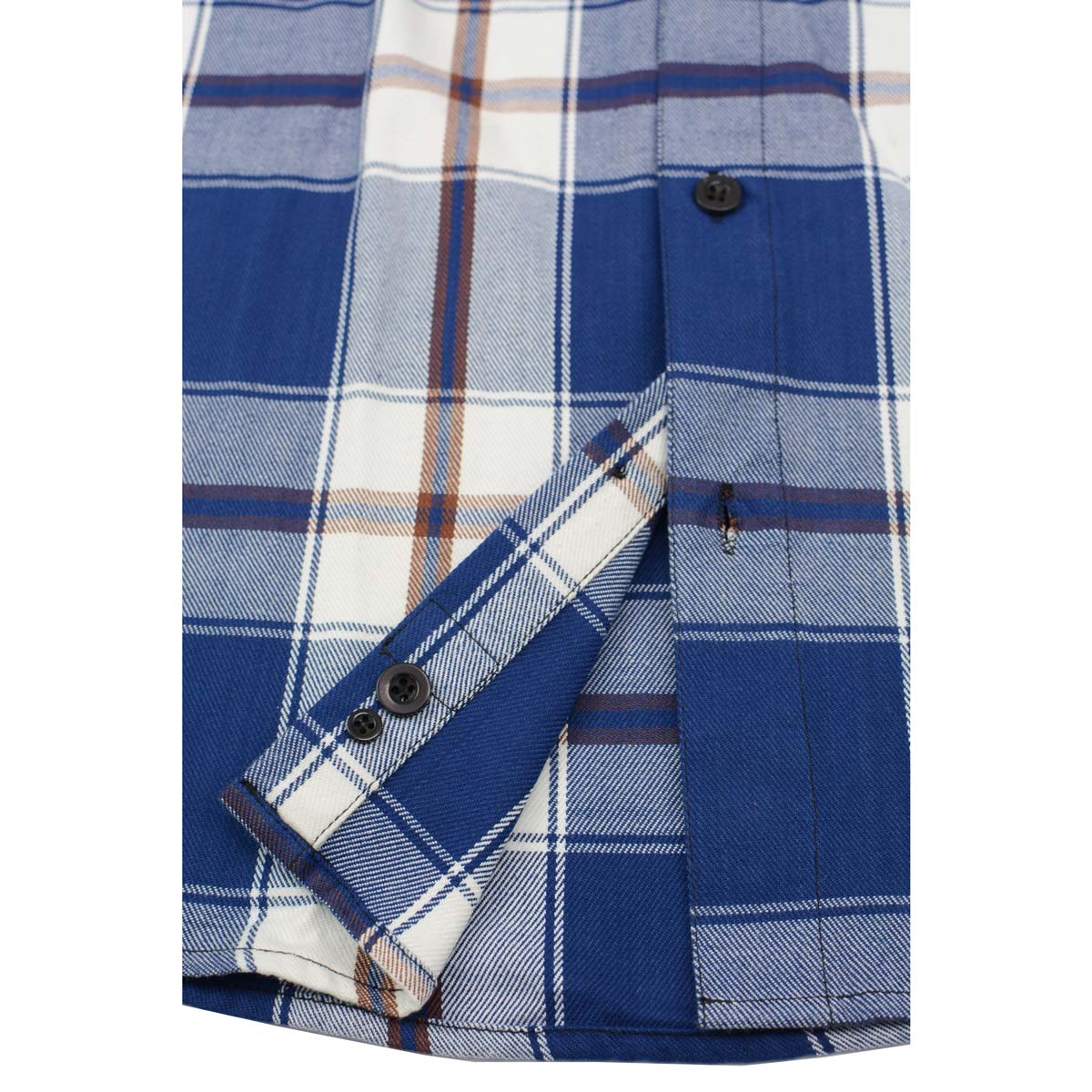 Milwaukee Leather Men’s Plaid Flannel Long Sleeve Shirt MNG11645