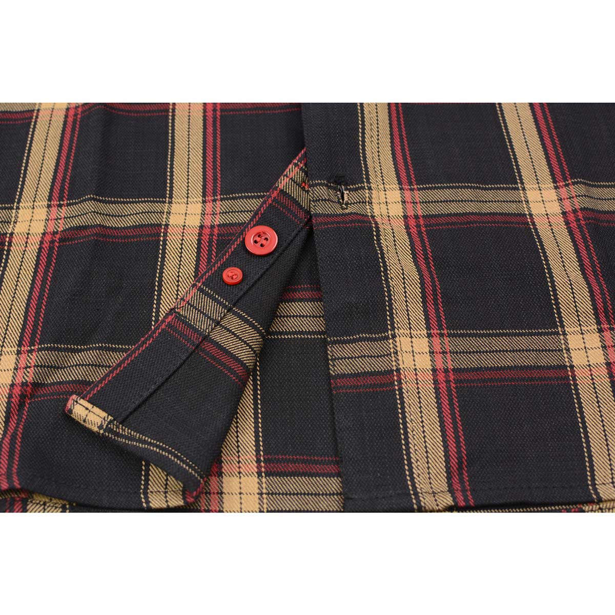 Men's "Ironmark" Multi-Color Cotton Long Sleeve Flannel Shirt - MNG11669 - by Milwaukee Leather