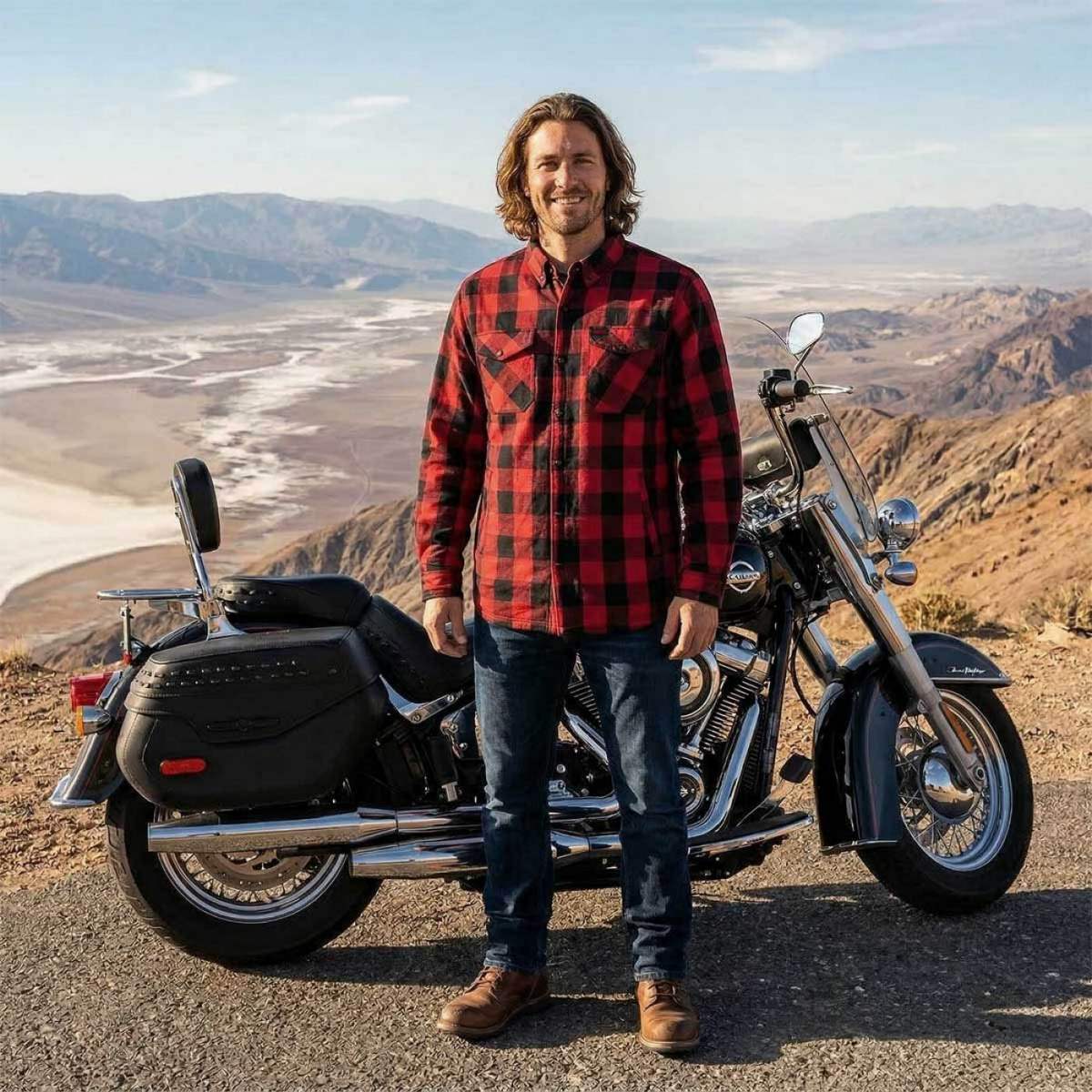 Milwaukee Motorcycle Clothing Co. Men's Motorcycle Shirt MNG11803