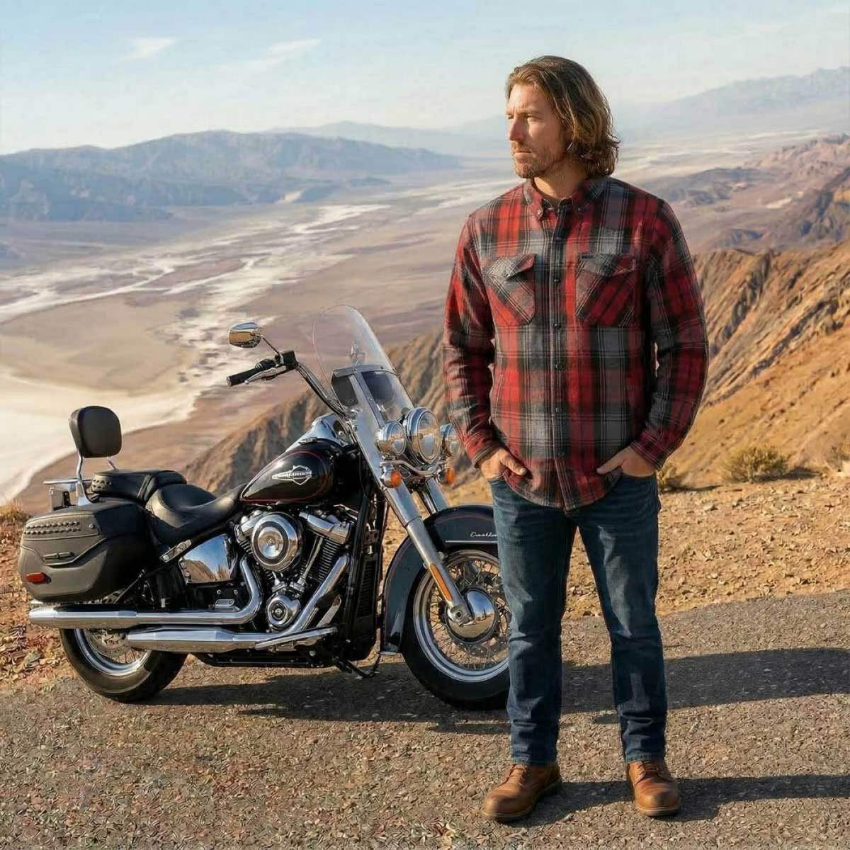Milwaukee Motorcycle Clothing Co. Men's Motorcycle Shirt MNG11803