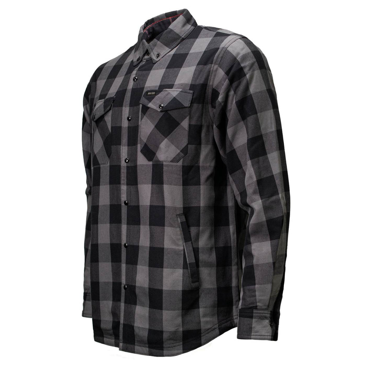 Men's Desperado Reversible Flannel Shirt - 100% Cotton Snap Front Plaid w/ Chest and Hand Pockets - MNG11805