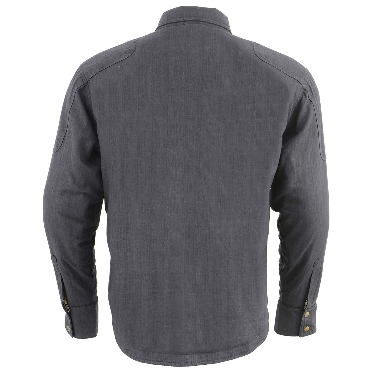 Men's "Asphalt Shield - Warpath" Black Armored Flannel Shirt - MPM1622