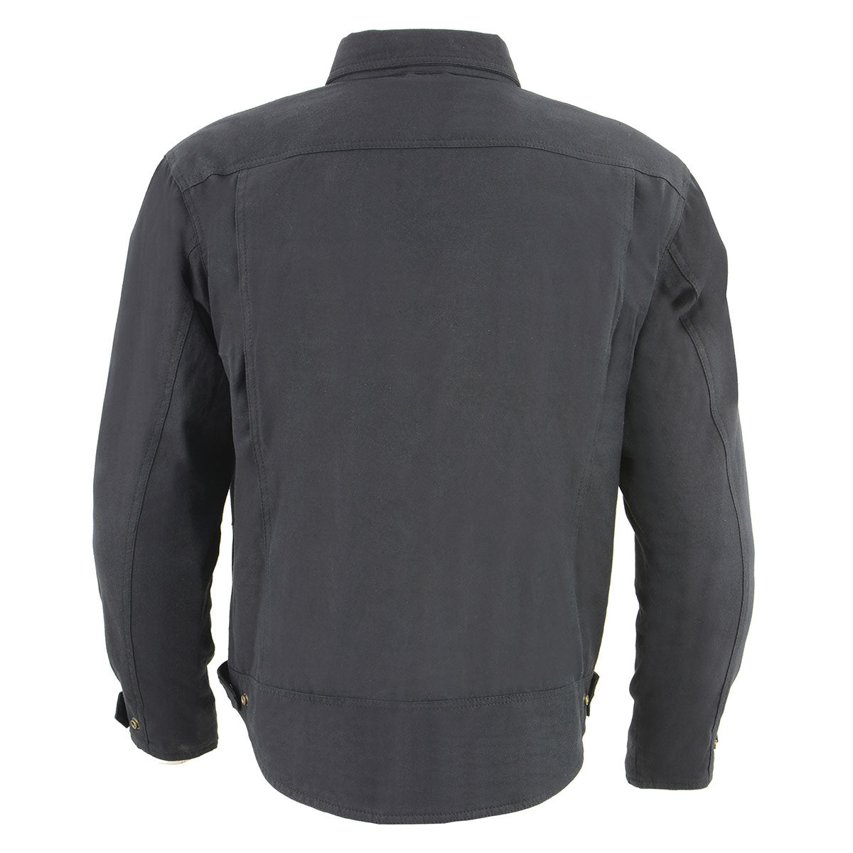 Men's "Asphalt Shield - Hellbound" Black Armored Flannel Shirt - MPM1623