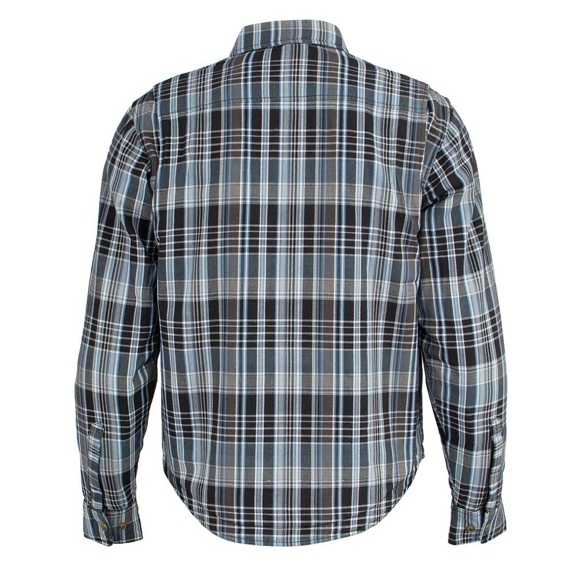 Men's "Asphalt Shield - Steelvenom" Multi-Color Armored Flannel Shirt - MPM1626