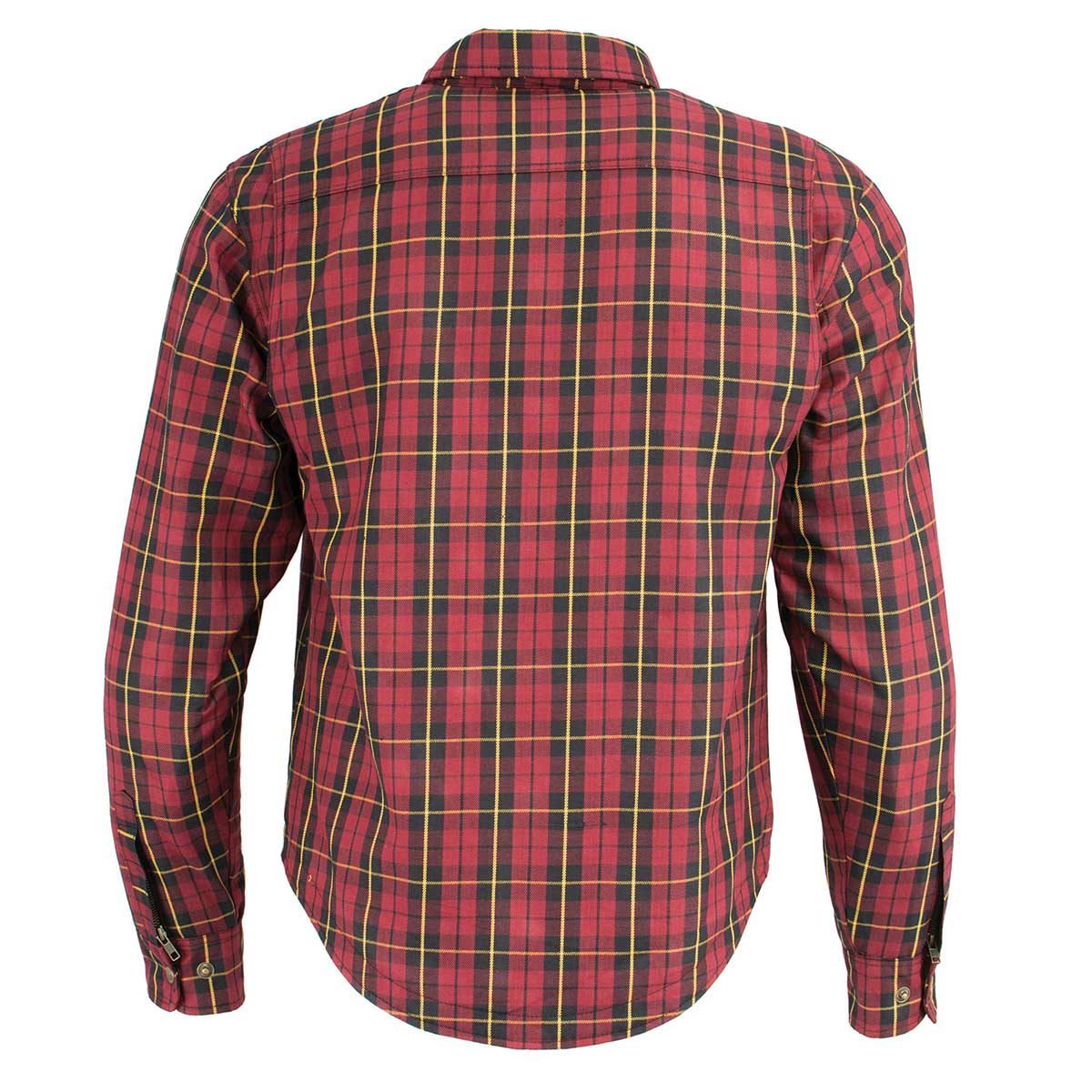 Men's "Asphalt Shield - Deadlock" Multi-Color Armored Flannel Shirt - MPM1632