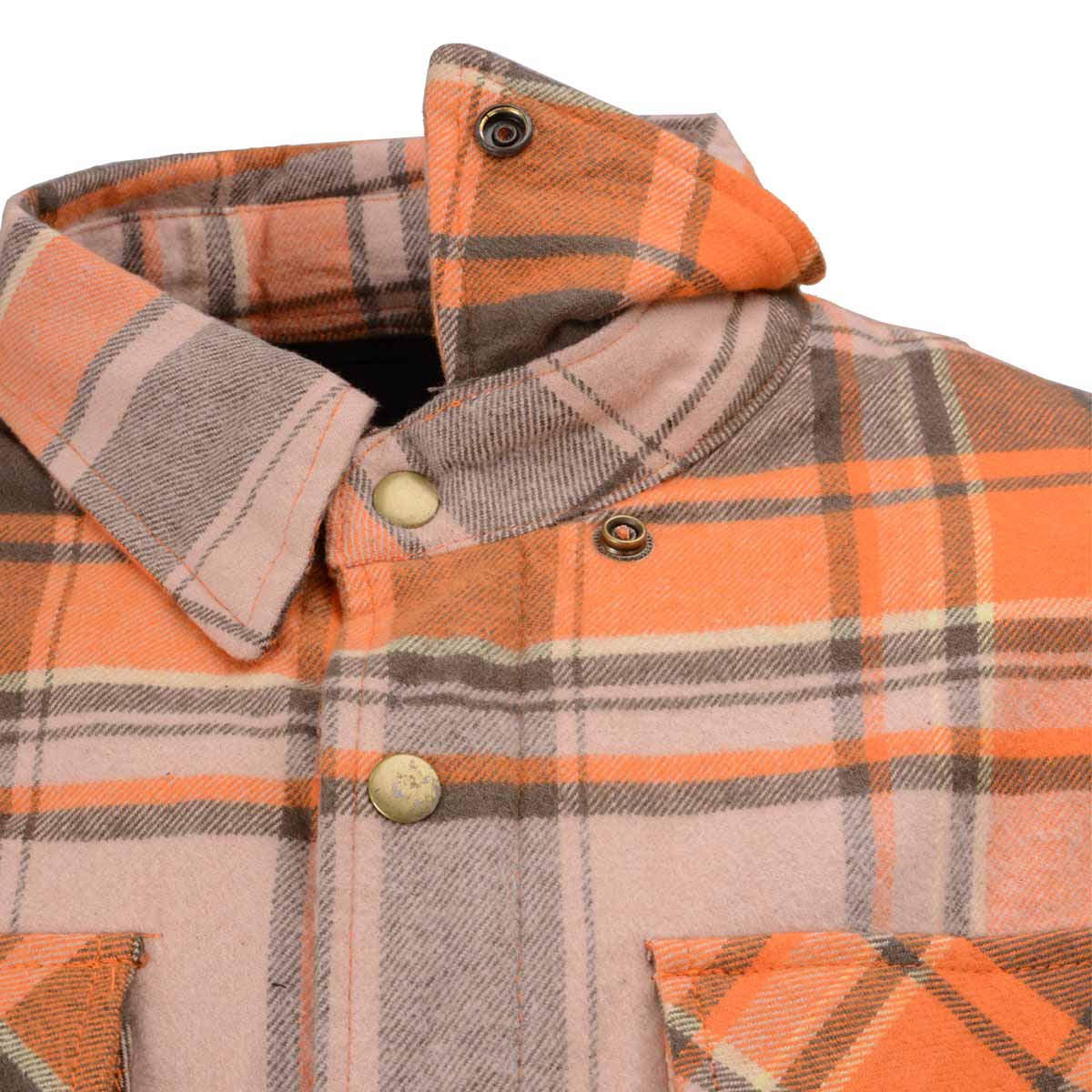 Men's "Asphalt Shield - Nightreign" Multi-Color Armored Flannel Shirt - MPM1657