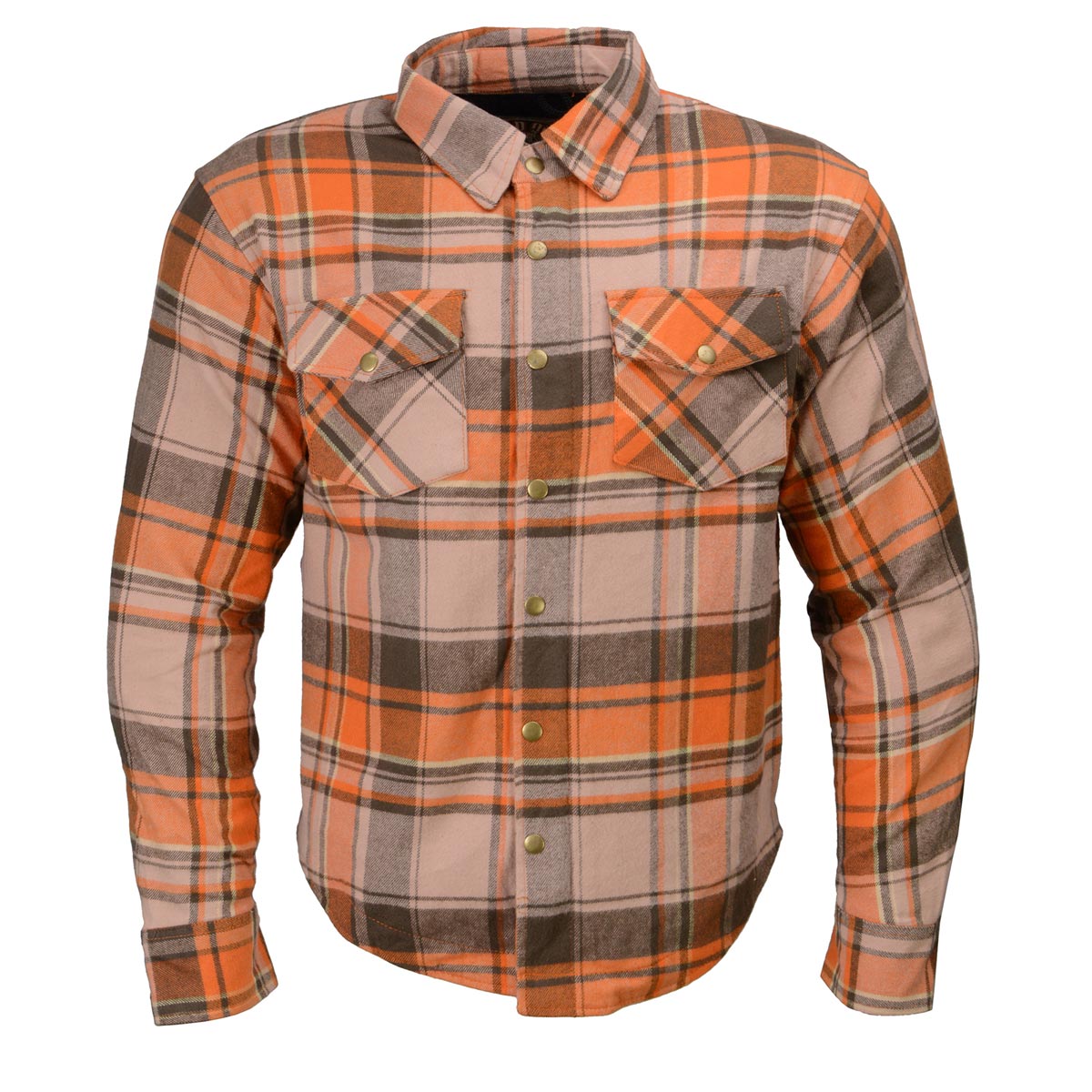 Men's "Asphalt Shield - Nightreign" Multi-Color Armored Flannel Shirt - MPM1657