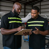 MMCC Men's Petrol Classic Mechanic Button Up Shirt - Dual Chest Pockets - Microfiber Panel - Rider Ready - MMC16005