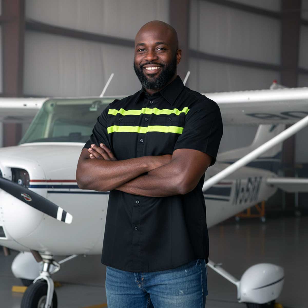 MMCC Men's Petrol Classic Mechanic Button Up Shirt - Dual Chest Pockets - Microfiber Panel - Rider Ready - MMC16005