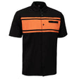 MMCC Men's Gear Head Classic Mechanic Button Up Shirt - Dual Chest Pockets - Microfiber Panel