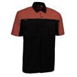 MMCC Men's Reveline Classic Mechanic Shirt - 100% Cotton - 2 Chest Zipper Pockets - Microfiber Panel