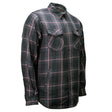MMCC Men's Desperado Reversible Flannel Shirt - 100% Cotton Snap Front Plaid w/ Chest and Hand Pockets - MNG11805