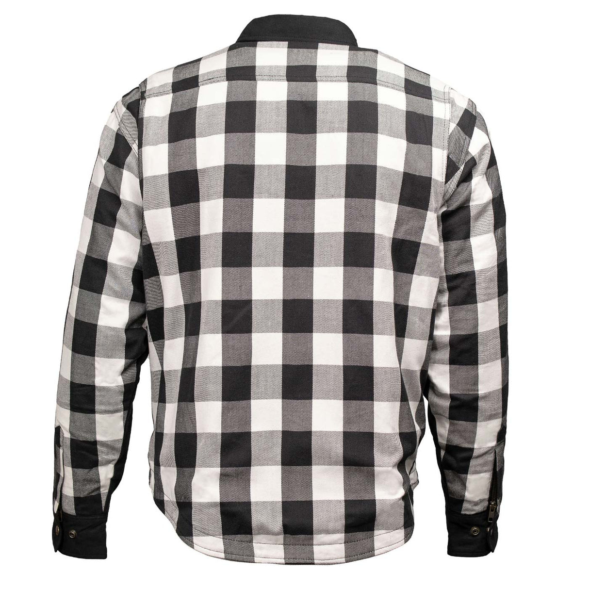 Men's "Splitline - Tundra" Black/White Armored Flannel Shirt - MPM1673