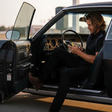 Milwaukee Leather MDM11674 Men’s Black-Grey Button-Up Heavy-Duty Work Shirt - Classic Mechanic Shirt w/ Pockets