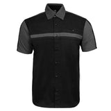Men's Gear Head Classic Mechanic Button Up Shirt - Dual Chest Pockets - Microfiber Panel - Rider Ready - MMC16011