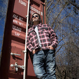 Milwaukee Leather Men's Heavy-Duty Checkered Flannel Riding Shirt - Warm Lined - Zippered Hand Pockets - MPM1637