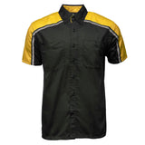 Men's Delco Black/Yellow Mechanic Work Shop Shirt - MDM11600
