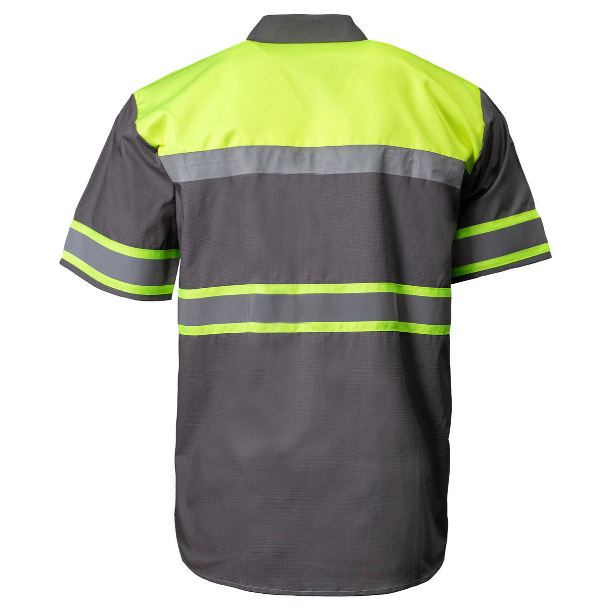 Men’s Safeway Green/Grey Mechanic Rider Ready Shirt w/ Reflective Strip - MDM11615