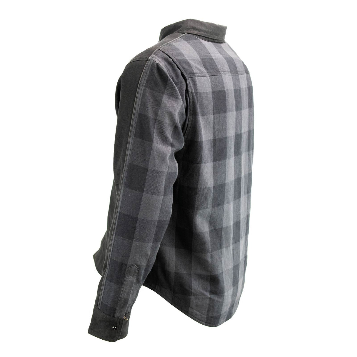 Men's "Splitline - Phantom" Black/Gray Armored Flannel Shirt - MPM1670