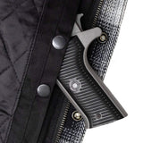 Milwaukee Leather Men's Heavy-Duty Checkered Flannel Riding Shirt - Warm Lined - Zippered Hand Pockets - MPM1638