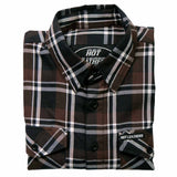 Men's "Ash Run" Multi/Color Plaid Flannel Shirt - Cotton Button Up Workwear - FLM2008