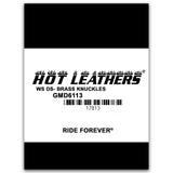 Hot Leathers GMD6113 Men's Charcoal Grey 'Brass Knuckles' Mechanic's Shop Shirt