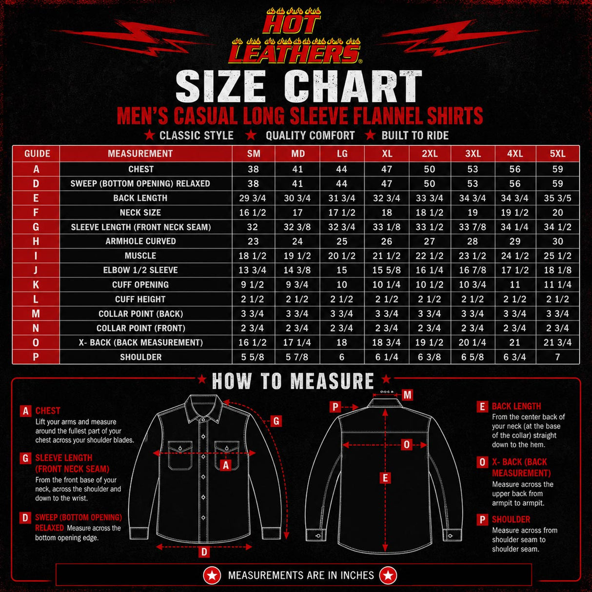 Hot Leathers FLM2003 Men's Black White and Red Long Sleeve Flannel Shirt
