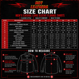 Hot Leathers FLM2017 Men's Red and Gray Long Sleeve Flannel Shirt