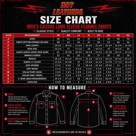 Hot Leathers FLM2008 Mens Brown Black and White Long Sleeve Flannel Shirt