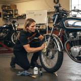 MMCC Men's Petrol Classic Mechanic Button Up Shirt - Dual Chest Pockets - Microfiber Panel - Rider Ready - MMC16006