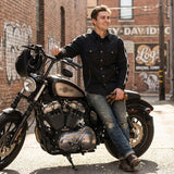 Men's "Splitline - Tundra" Black/White Armored Flannel Shirt - MPM1673